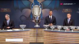 مراسم قرعه کشی مرحله یک هشتم لیگ قهرمانان اروپا