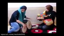 نواختن زیبای تنبک نی انبان توسط دو دختر خانم هنرمند بوشهری