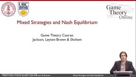 2 2 Mixed Strategies and Nash Equilibrium II