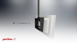 Peerless AV Ceiling Mount with Media Player Storage