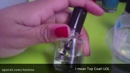 مرمری سازی ناخن Water Marble nail Tutorial