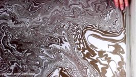 ابر باد ژاپنی Suminagashi Paper Marbling DIY