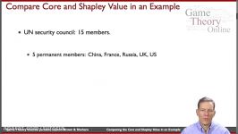 7 5 Comparing the Core and Shapley value in an Example