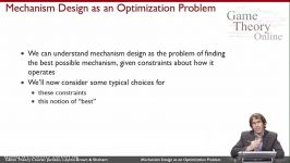 2 9 Mechanism Design as an Optimization Problem