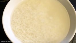 How To Make Persian Steamed Rice  آموزش درست کردن برنج آبکش