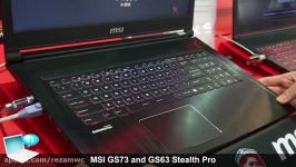 MSI GS73 GS63 Stealth Pro