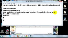 cheat engine how to fix DDL injection in chrome