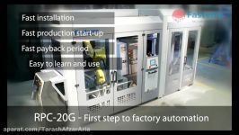 Robotized production cell for machine tending automation Fastems RPC 20G