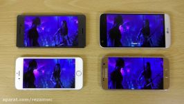 Sony Xperia X vs Samsung Galaxy S7 vs iPhone 6S vs LG G5  Display Comparison 4K