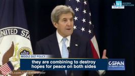 Israel’s Netanyahu ‘Disappointed” By John Kerry’s Anti I