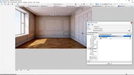 AO در CIN RENDER در طراحی داخلی نرم افزار آرشیکد