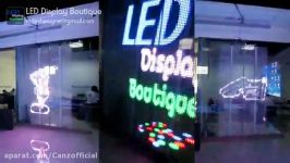 P20 Transparent windows facade LED display LED video wall LED screen Glass video wall