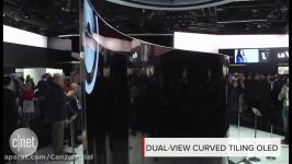 Dual sided OLED video wall will bend your mind