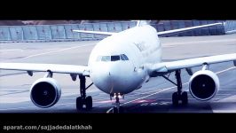 Iran Air A310 Take Off from Hamburg