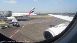 Iran Air A300B4 203 Takeoff from Mumbai India  Window View