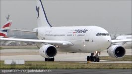 Iran Air Airbus A310 304 EP IBK Take Off from Paris LFPO Orly Airport France