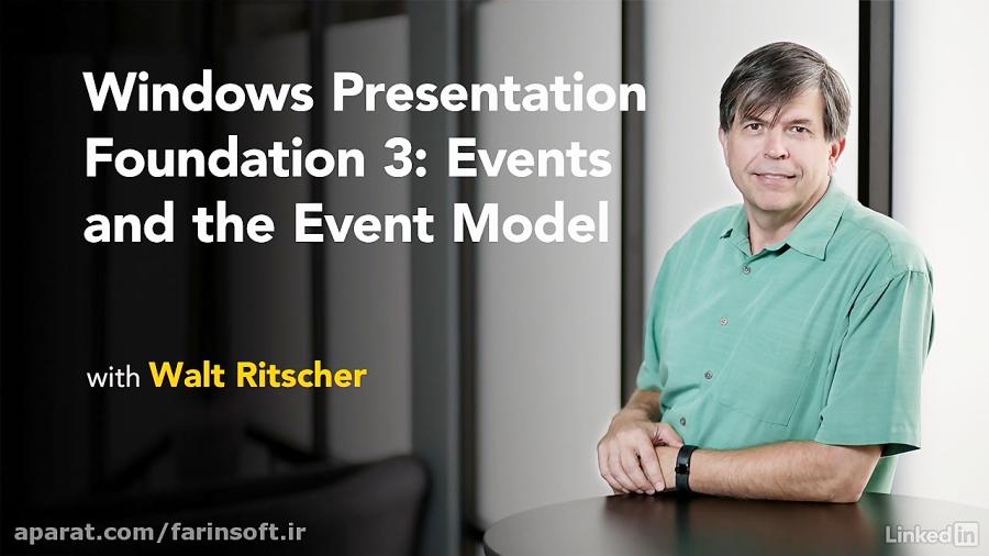 دانلود آموزش برنامه نویسی حرفه ای WPF  کار Event ها