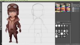 Creating a Stylized Character Turnaround from Concept