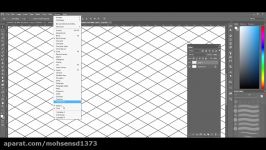 How to draw a vector shape isometric grid on Photoshop