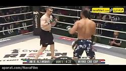 شکست علی اکبری مقابل فیلیپوویچ در فینال MMA جایزه بزرگ