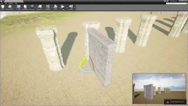 Speed Level Design Scene in Unreal 4  WallRuins