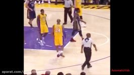 Kobe Bryant does soccer tricks during NBA GAME Referee starts to Dance MUST SEE FUNNY