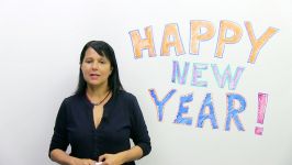 HAPPY NEW YEAR What to say and do expressions customs vocabulary