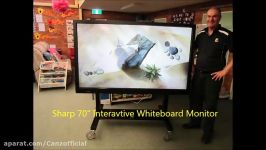 Sharp Interactive Whiteboard Touch Screen Monitor with height adjustable tilt stand