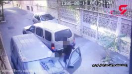 فیلم واقعی تعقیب گریز در شب پلیس تهران سواری مزدا سفید