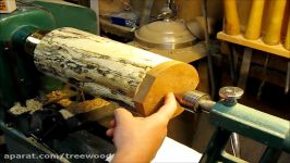 #41 Woodturning a Spalted Oak Vase Part 1