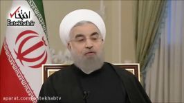 فیلم صحبت های روحانی درباره حقوق های نجومی