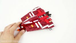 Lego Star Wars 9497 Republic Striker class Starfighter  Lego Speed Build