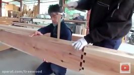 Awesome Dovetail joint rest made ​​with traditional methods of Japanese woodwork
