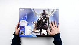 Glacier White PS4 Unboxing Destiny Bundle