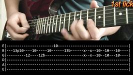 Another Brick In The Wall Guitar Solo Lesson  Pink Floyd with tabs