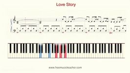 Ho Piano Richard Clayderman Love Story Piano You Tutorial b