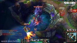 LoL Epic Moments #4  Support Thresh 1vs4 Outplays  League of Legends