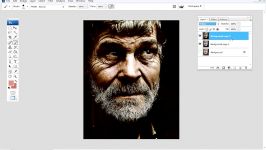 Tutorial How to make a dramatic portrait easily in Photoshop Slovak subtitles