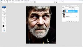 Tutorial How to make a dramatic portrait easily in Photoshop Slovak subtitles