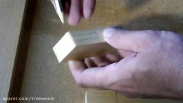 Hand Cut Bridle Joint or Open Mortise اتصال فاق وزبانه