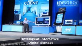 Digital Signage and Gaming Applications  Intels Sean Maloney Keynote at IDF 2009