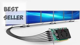 Original Matrox Graphics C680 E2GBF Full height Pcie X16 Six output Graphics Card Delivers Outst