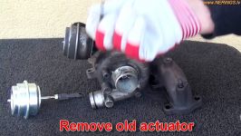 How to change Turbocharger wastegate actuator