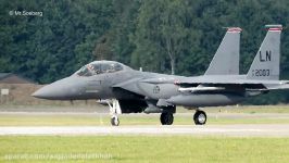 The MIGHTY F 15E STRIKE EAGLE at Volkel Departure