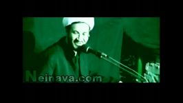 حجة الاسلام بهبهانی  مجلس عزای سیدالشهدا علیه السلام