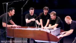 اجرای 5 عضو پیانو گایز یک پیانو Piano Guys