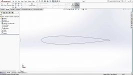 جلسه چهارم آموزش SolidWorks  طراحی ایرفویل