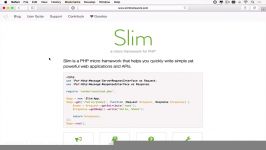 دانلود آموزش فریم ورک پی اچ پی Slim PHP...