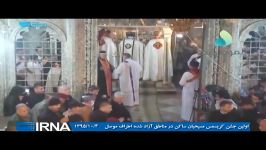 نخستین جشن کریسمس مسیحیان مناطق آزاد شده اطراف موصل