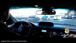 تعقیب گریز پلیس برای متوقف کردن خودروی سرقتی در تهران